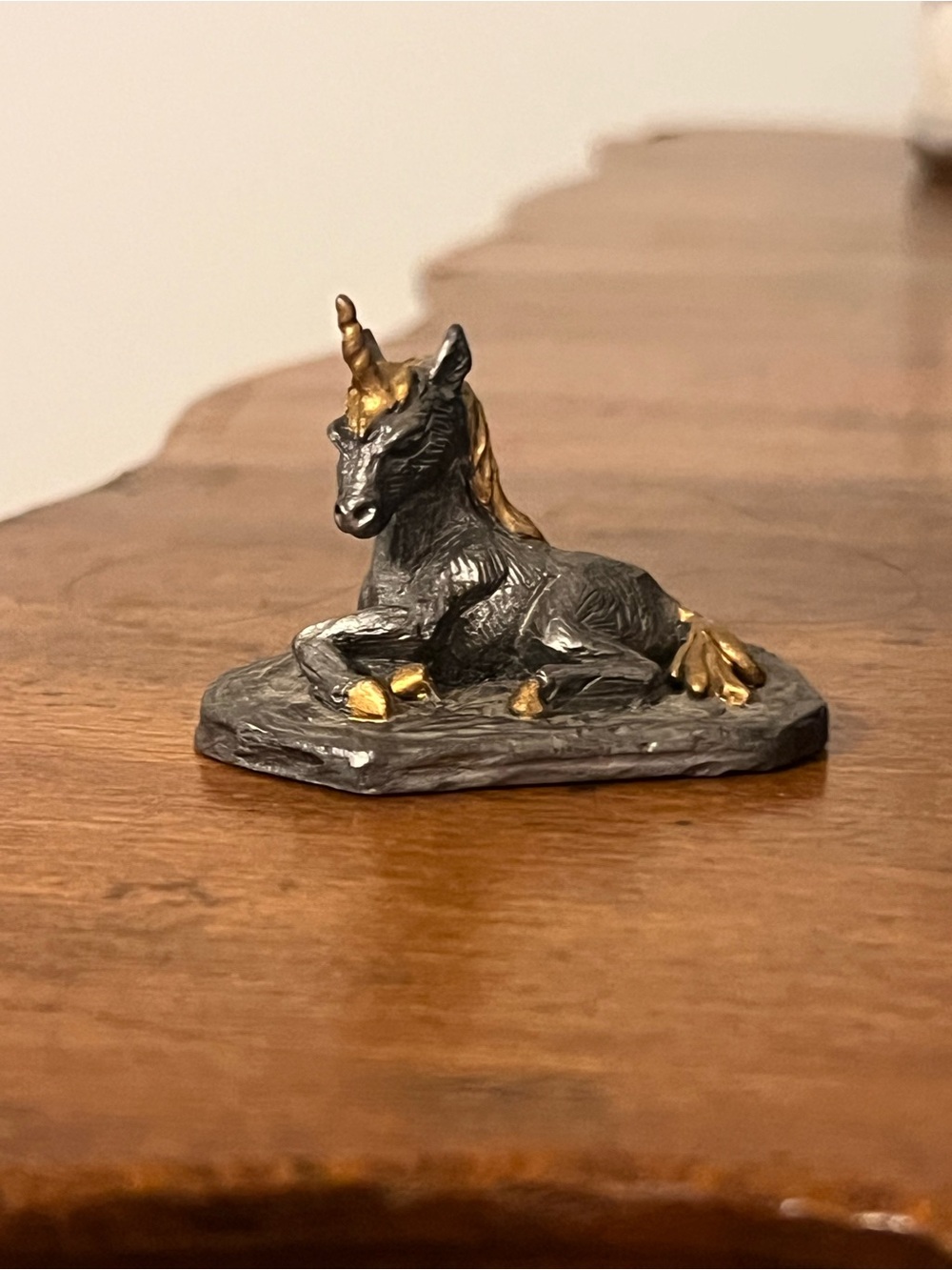 Pewter Handcrafted Unicorn Paper Weight